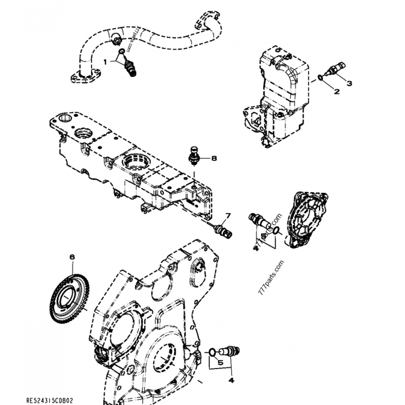 RE538870 Датчик температури John Deere