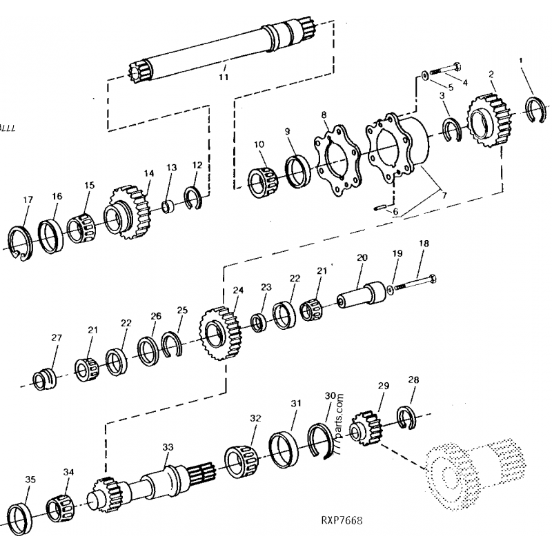 кільце для фіксації U15409 John Deere