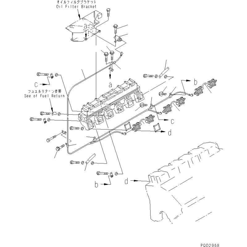 6215-81-8260, 6215818260 провід KOMATSU SA12v140