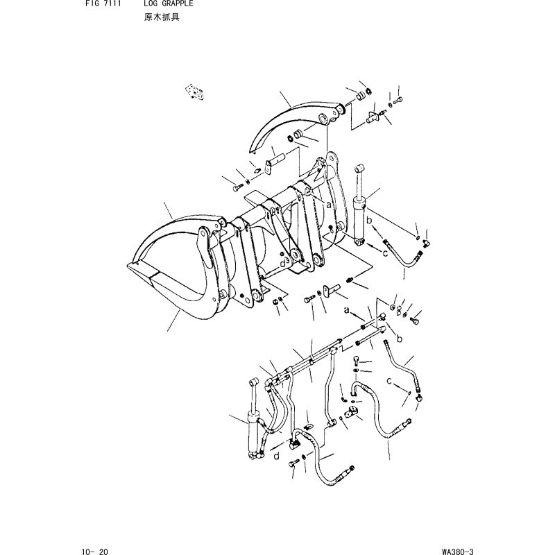 417-09-11120 сальник стріли KOMATSU WA150, WA150pz, WA200