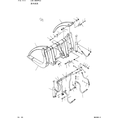 417-09-11120 сальник стріли KOMATSU WA150, WA150pz, WA200