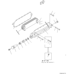 6150-61-2815 прокладка теплообмінника KOMATSU 6D125, 6D125E